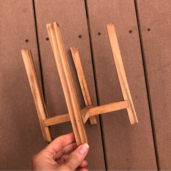 Distressed Blue Indoor Plant Pot with Stand - Picture 11 of 11